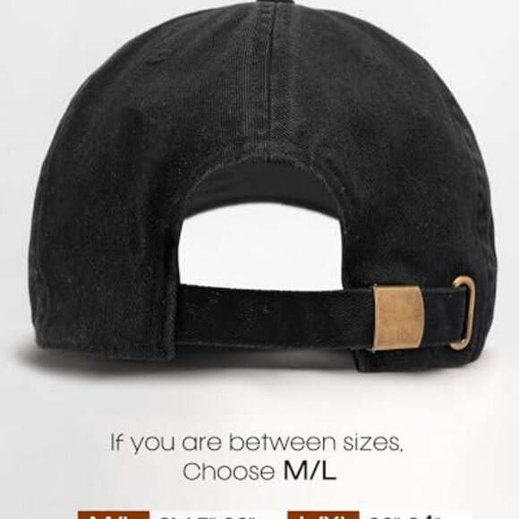 Vintage Washed Cotton Baseball Cap Unisex Adjustable Dad Hat Retro Style - Picture 4 of 8